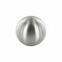Boule en acier inoxydable argent mat MIROH, Ø10cm