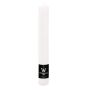 Bougie décorative cylindrique AURORA, blanche, 28cm, Ø3,5cm, 30h - Fabriquée en Allemagne