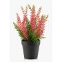 Bruyère artificielle ELSAWO dans un pot décoratif, Crossdoor, rose, 30cm