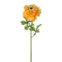 Fleur artificielle Renoncule SLANK, orange, 45cm
