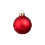 Boule de Noël mate CLARIBELLE, 30 pièces, rouge, Ø6cm