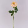 Rose artificielle GINAKAL, abricot, 65 cm