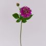Fleur artificielle dahlia WERNYT, violet, 45 cm, Ø 10 cm
