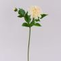 Fleur artificielle, dahlia WERNYT, crème, 45 cm, Ø 10 cm
