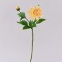 Fleur artificielle dahlia WERNYT, crème-abricot, 45 cm, Ø 10 cm