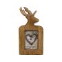 Cadre photo en bois de manguier motif cerf BJÖRN, marron, 41x22x2,5cm