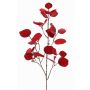 Branche d'eucalyptus artificielle INDALA avec fruits, rouge, 85cm
