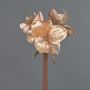 Fleur artificielle d'amaryllis en velours KIRSTY, rose pâle, 70cm, Ø13-15cm