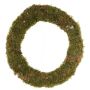 Couronne de mousse naturelle DIOTIMA, verte, Ø38cm