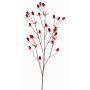 Branche décorative de chardon noble LOUKAS, rouge, 70cm, Ø1-1,5cm