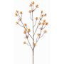 Branche décorative de chardon noble LOUKAS, jaune-orange, 70cm, Ø1-1,5cm