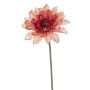 Fleur artificielle Gerbera PAMILLA, rose saumon, 65 cm, Ø 12 cm