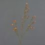 Fleur artificielle de cire NIANG, orange-rouge, 80cm, Ø1,5-2,5cm