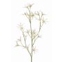 Branche de fleur artificielle Tweedia solanoides PALLAS, blanche, 70cm, Ø5cm