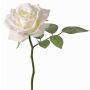 Fleur artificielle rose NIKOLETA, blanche, 30 cm, Ø 12 cm