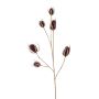 Chardon noble artificiel OKKO, rouge-or, 75cm