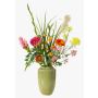 Bouquet de fleurs synthétiques FEME, fuchsia-orange, 120cm, Ø60cm