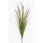 Gazon artificiel décoratif Federborstengras YWAIN, panicules, tige d'ancrage, beige-vert, 70cm