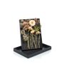 Bouquet de fleurs artificielles à composer soi-même JADEA dans un coffret cadeau, beige-crème, 30cm, Ø18cm