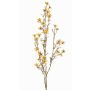 Fleur artificielle en cire NIANG, jaune-orange, 80cm, Ø1,5-2,5cm