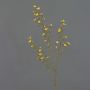 Fleur artificielle en cire NIANG, jaune-orange, 80cm, Ø1,5-2,5cm
