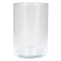 Vase cylindrique en verre SANYA OCEAN, transparent, 15cm, Ø10,1cm