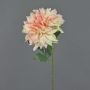 Dahlia artificiel NATSU, rose-crème, 60cm, Ø17cm