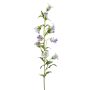 Fleur artificielle décorative « campanule » AIMI, violet clair-blanc, 90 cm, Ø 3-5 cm