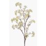 Grande fleur artificielle Branche de cerisier GIMA avec fleurs, crème-jaune, 120cm
