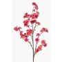 Grande fleur artificielle, branche de cerisier GIMA avec fleurs, fuchsia, 120cm