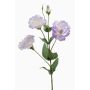 Fleur artificielle Lisianthus JENO, lilas clair-crème, 65 cm, Ø 7-9 cm