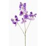 Fleur artificielle « pois de senteur » KANZI, violet, 75 cm, Ø 4-7 cm