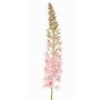 Grande fleur synthétique bougie des steppes SELINA, rose clair, 105cm, Ø9cm