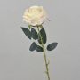 Rose artificielle ELEAZAR, crème, 65 cm, Ø 9 cm