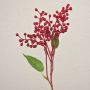 Branche artificielle de sureau TEITH avec fruits, rouge, 40cm