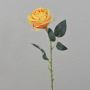Rose artificielle ELEAZAR, orange, 65 cm, Ø 9 cm