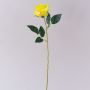 Fleur artificielle « Rose » SEENSA, jaune, 60 cm, Ø 7 cm