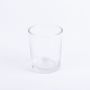 Bougeoir en verre MALI, transparent, 6,5cm, Ø5,5cm