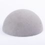 ®mosy Demi-boule en mousse YERAY pour fleurs artificielles, gris, 10cm, Ø20cm