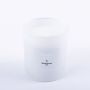 Bougie parfumée MIREYA dans un verre, Clementine Sunrise, blanc, 9,3cm, Ø7,9cm, 35h
