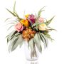 Bouquet de fleurs décoratif LARONA, orange-rose-saumon, 40cm, Ø45cm