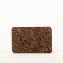 Dessous de plat rectangulaire en liège aggloméré MANARA, foncé, 29x19x1,8cm
