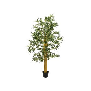 Arbre artificiel en bambou HIROKO, troncs naturels, 180cm