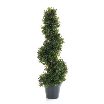 Topiaire artificiel Spirale de buis FRITZ, pot décoratif, 60cm Topiaire artificiel Spirale de buis FRITZ, pot décoratif, 60cm