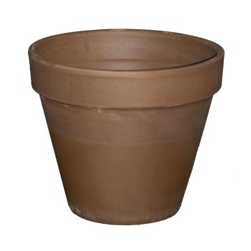 Cache-pot en terre cuite DUNARI, marron, 12cm, Ø13cm