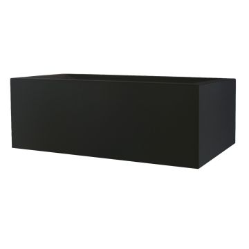 Jardinière rectangulaire NALTIS en plastique, noire, 100 x 40 x 41 cm Jardinière rectangulaire NALTIS en plastique, noire, 100 x 40 x 41 cm