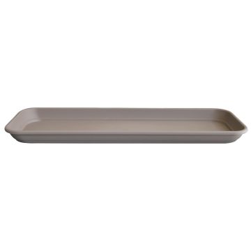 Soucoupe pour bac à fleurs rectangulaire URMINA en plastique, taupe, 37x16x3cm