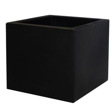 Pot de fleurs TALVEN, plastique, noir, 50 x 50 x 50 cm Pot de fleurs TALVEN, plastique, noir, 50 x 50 x 50 cm