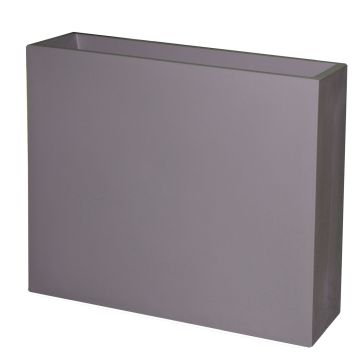 Pot de fleurs ERVOK en plastique, gris, 80 x 25 x 70 cm