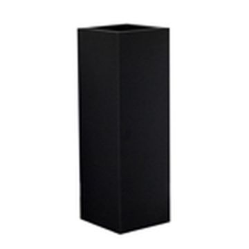 Pot de fleurs LYRAN en plastique, noir, 30 x 30 x 90 cm